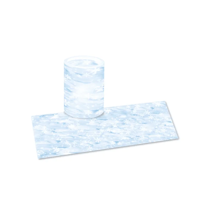 URSUS Laternenzuschnitte Schnee, 20x50cm, 25Bl.