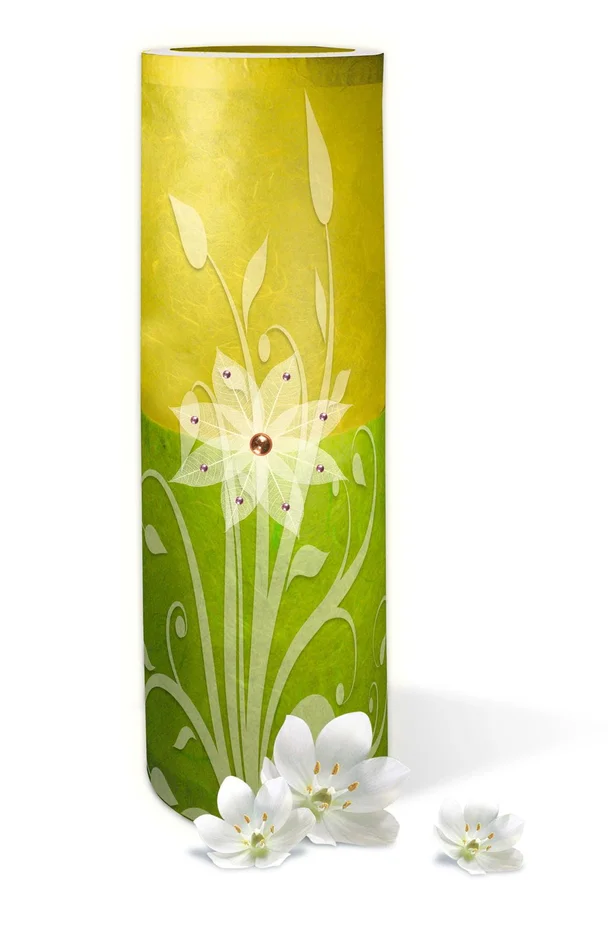 URSUS Laternenzuschnitte Strohseide Uni 5 Farben, 20x50cm, 25Bl.