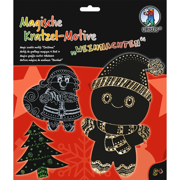 URSUS Magische Kratzelmotive Weihnachten
