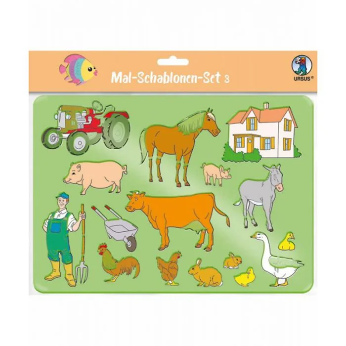 URSUS Mal-Schablonen-Set 3