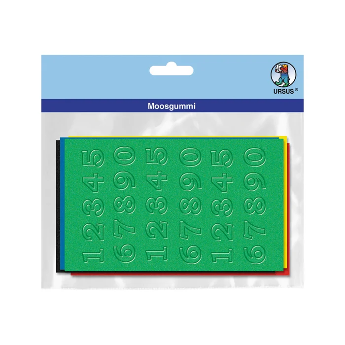 URSUS Moosgummi Zahlen