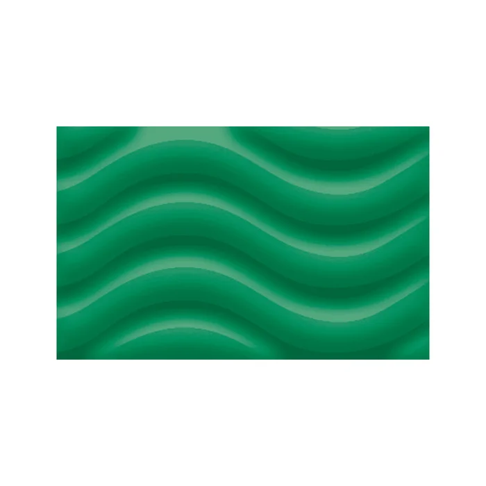 URSUS Runde Laternen 3D Wellpapier, Dunkelgrün, 11,5cm, 10Stk.