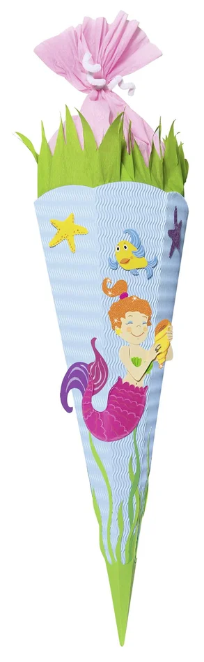URSUS Schultüten-Bastelset Meerjungfrau – 68cm