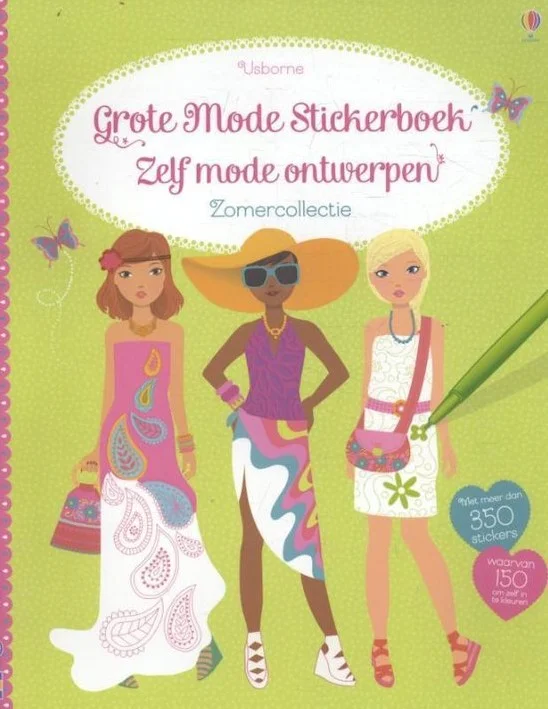 Usborne Big fashion sticker book: Sommer sammeln.