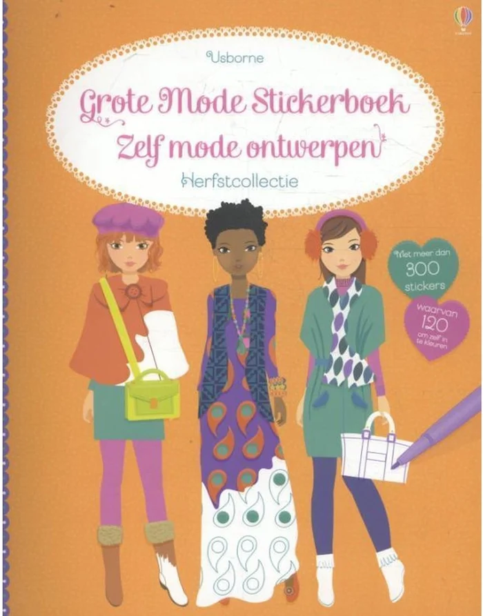 Usborne Large fashion sticker book: Herbst Kollektion