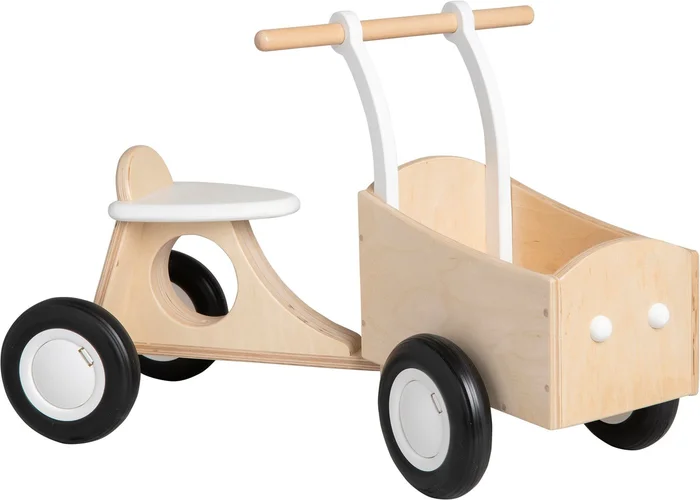Van Dijk Toys Holz Kinder Laufrad – Wei (Kinderbetreuungsqualitt)