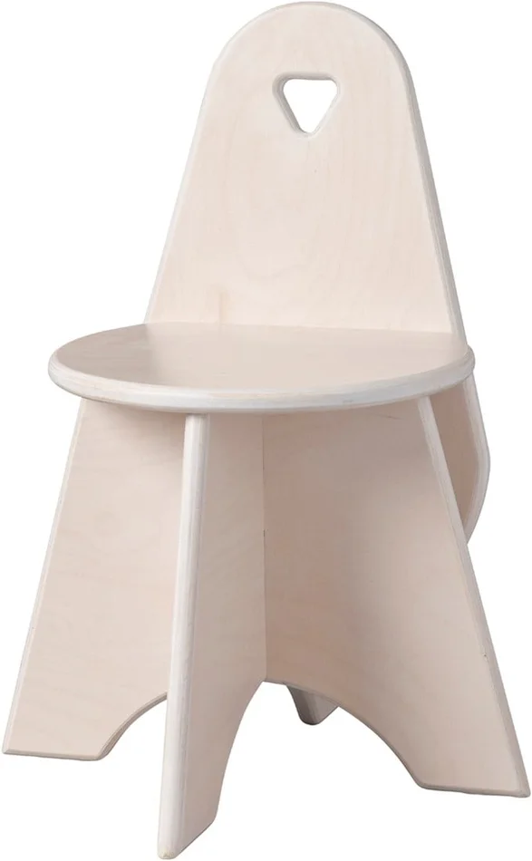 Van Dijk Toys Holz Kinderstuhl Kleinkind Apollo – Wei (Kinderbetreuungsqualitt)