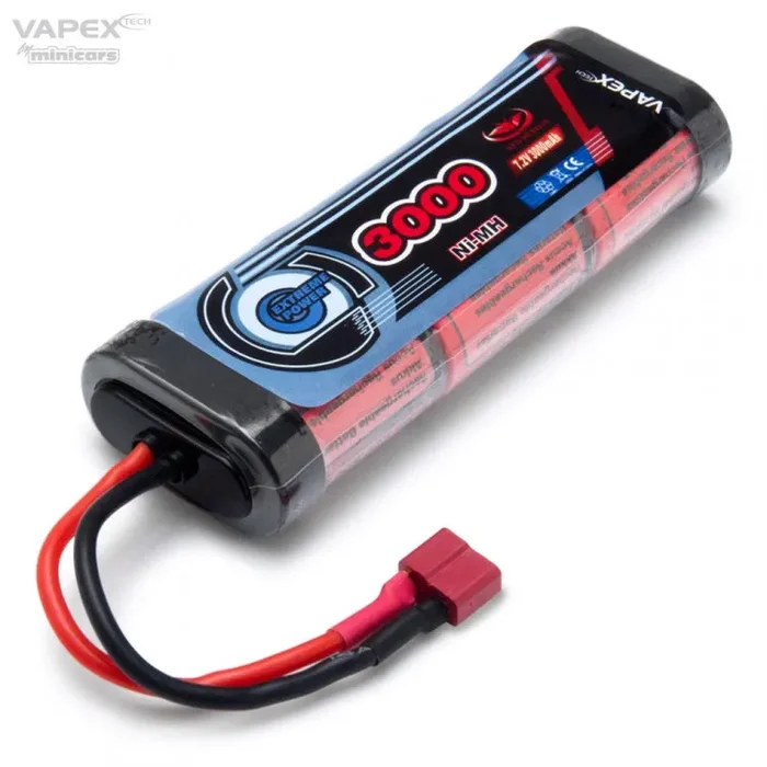 Vapex NiMH Battery 7,2V 3000mAh T-connector – VP3000SCH6D2