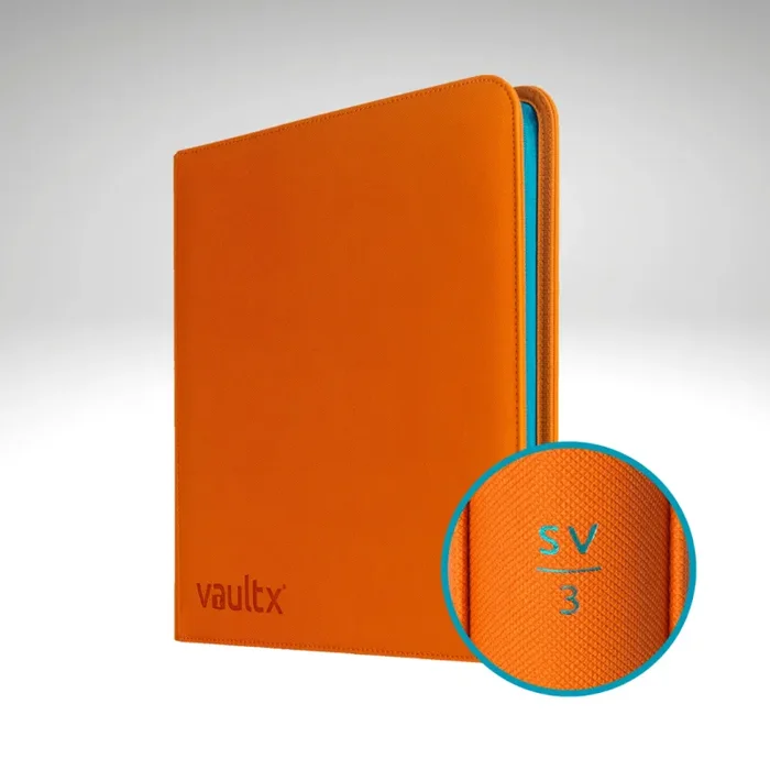 VaultX 12-Pocket Exo-Tec Zip Binder – SV3 (Obsidianflammen)