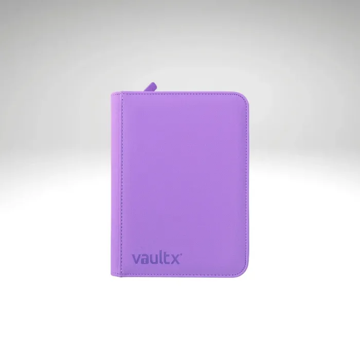 VaultX 4-Pocket Exo-Tec Zip Binder – Just Purple