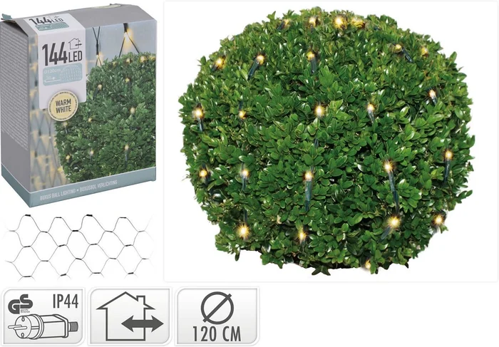Verlichting 144LED Buxus 120cm Warm Wit – IP44