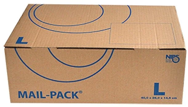 Verzenddoos L 400x260x145mm