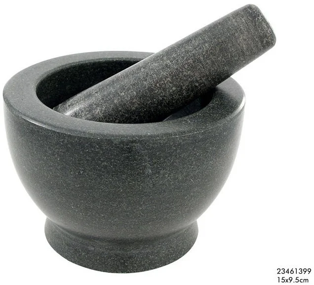 Vijzel graniet zwart 15×9.5cm