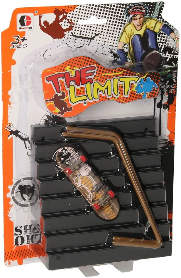 Vinger Skateboard met Stunttrap