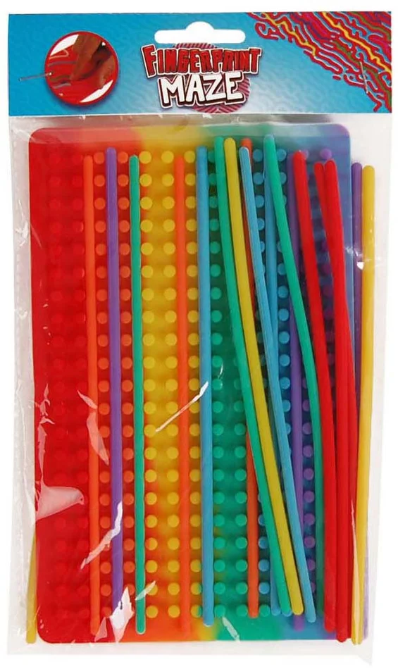 Vingerafdruk Doolhof met Sticks – Rechthoek