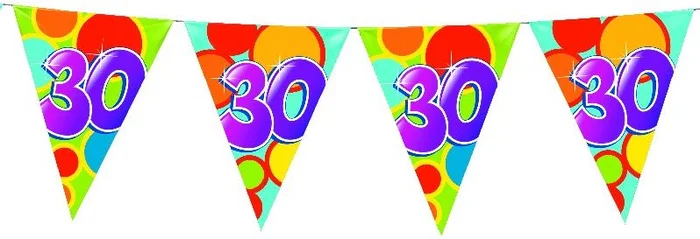 Vlaggenlijn 10 meter 30 jaar