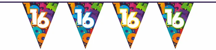 Vlaggenlijn Cijfers 10 meter – 16 jaar