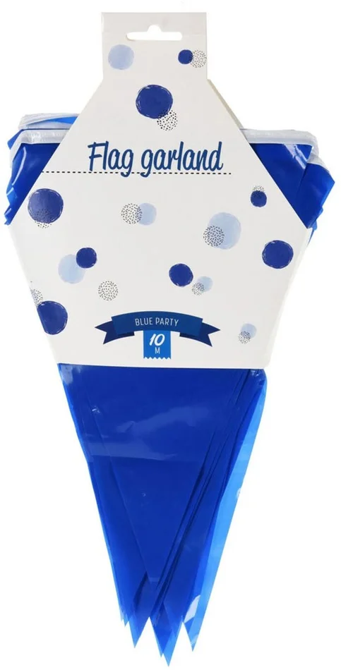 Vlaggenlijn met 20 Vlaggen, 10m