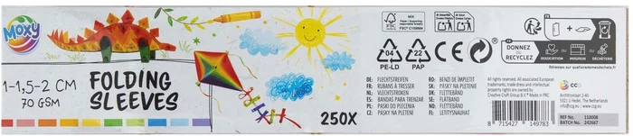 Vlechtstroken 44cm, 250st.