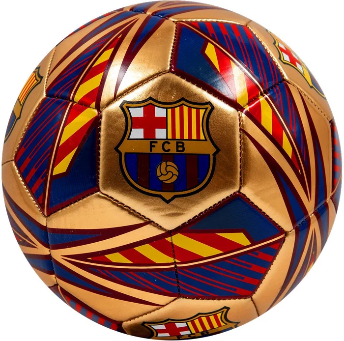 Voetbal FC Barcelona Pitch Gold maat 5