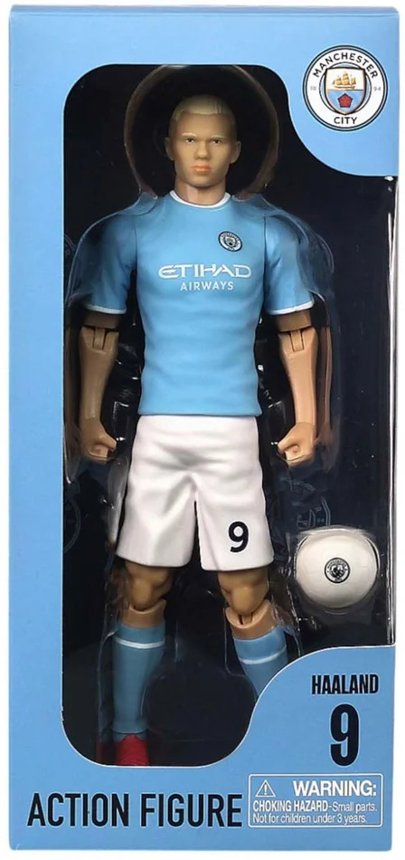 Voetbalfiguur Manchester City Erling Haaland, 20cm