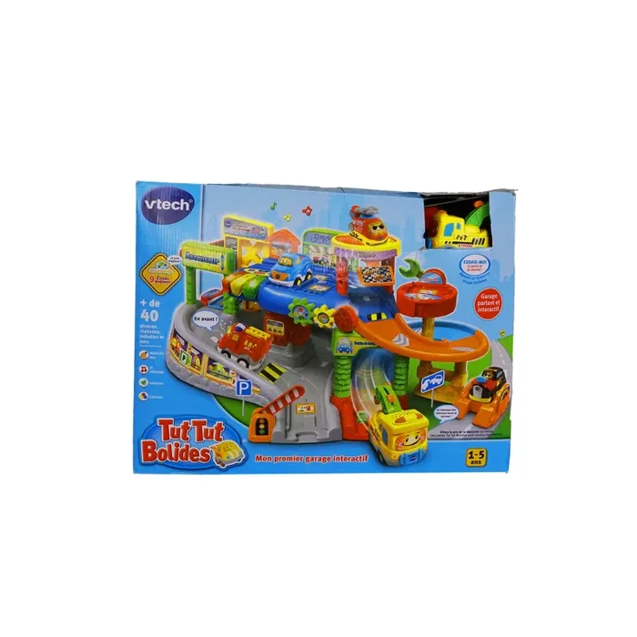 VTECH – Tut Tut Bolides – Meine erste interaktive Garage, französisch
