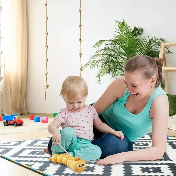 WackelWurm – Lustiges Aufziehspielzeug zum Krabbeln & Staunen