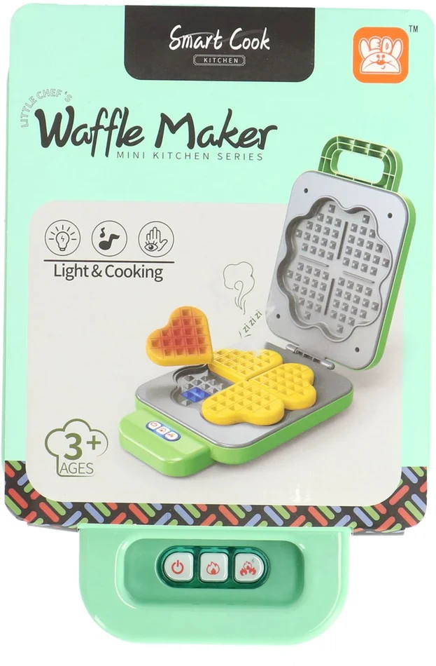 Wafel maker met geluid en licht