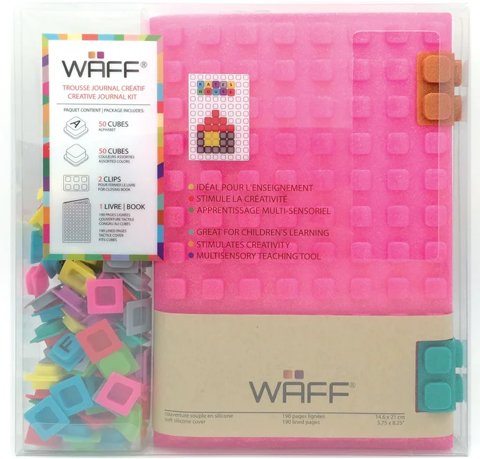 Waff Waff Creatief Dagboek Set A5 Glitter Roze