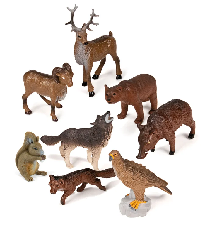 Waldtiere Wildtiere 8tlg.