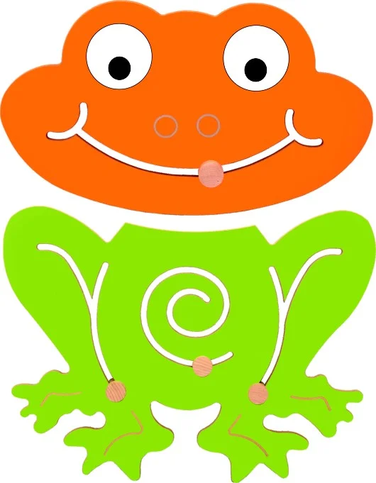 Wandspiel Frosch 2tlg.