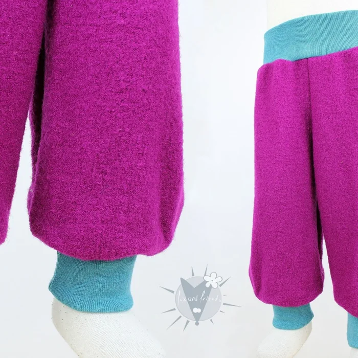 warme Wollhose für Kinder, gemütliche Winterhose aus Wollwalk, Kinderhose aus Schurwolle, wächst lange mit