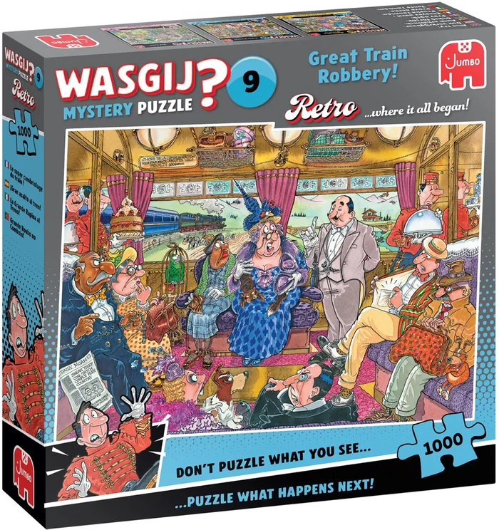 Wasgij puzzel retro De Grote Treinroof 1000 stukjes