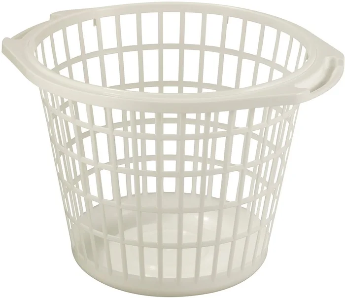Wasmand basic 48cm rond wit