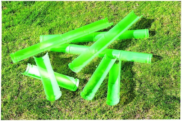 Wasserbahn Kunststoffrinnen Bambusstyle 8tlg.