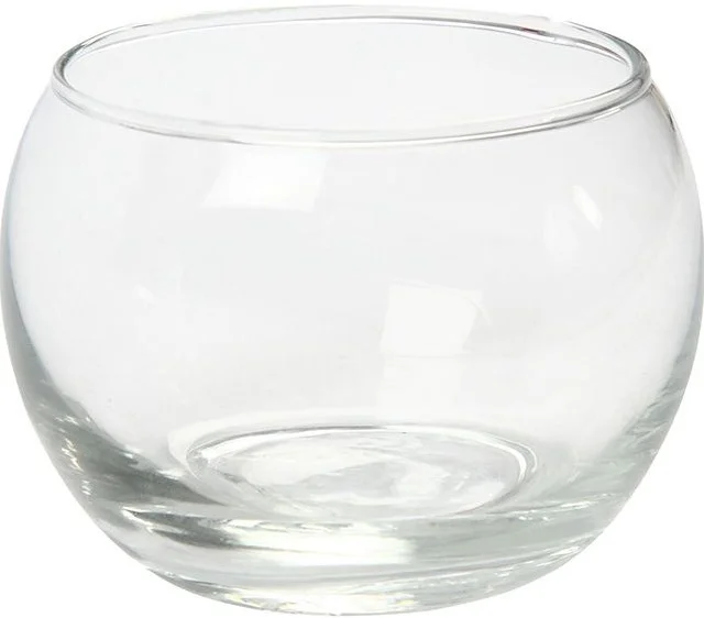 Waxinelichthouder glas