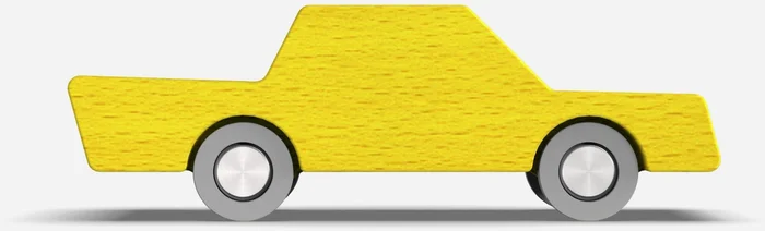 Waytoplay Hin- und Herbewegungsauto – Gelb