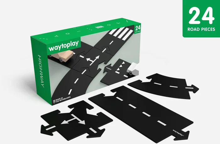 Waytoplay starterset Autobahn – 24 Stücke