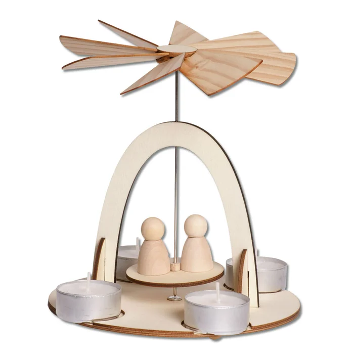 Weihnachtspyramide aus Holz zum Selbstgestalten