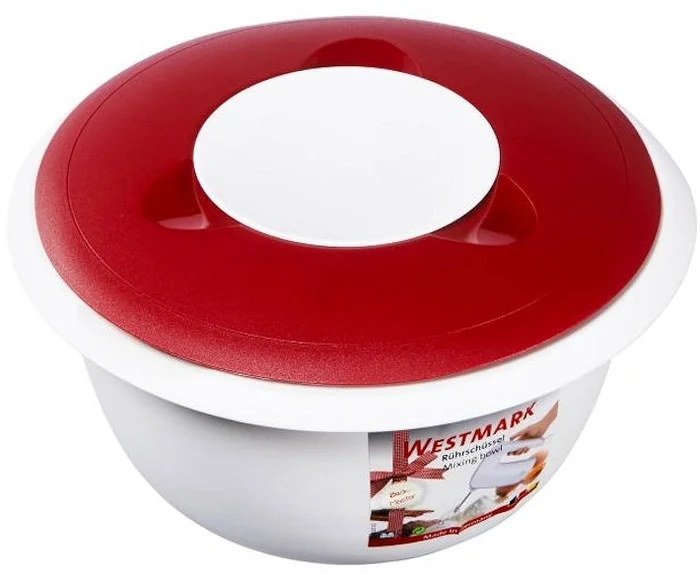 Westmark Beslagkom met deksel 2.5L rood