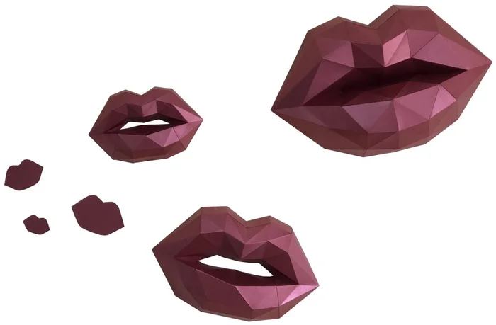 Wizardi Wizardi 3D Papercraft Kusjes 55x85x9 cm