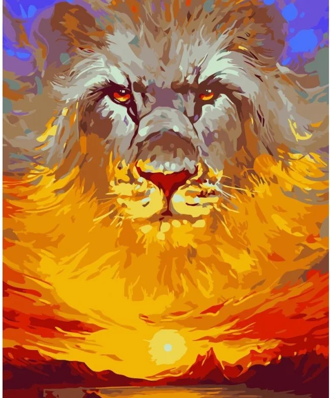 Wizardi Wizardi Schilderen op Nummer Narnia 40×50 cm