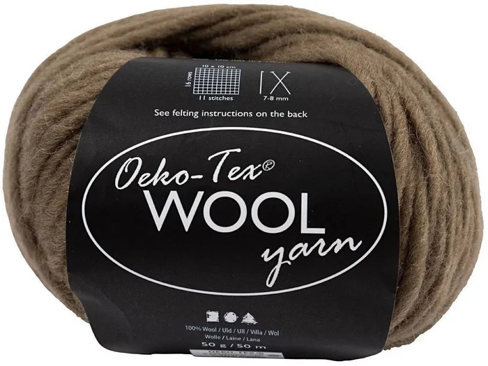 Wolgaren Lichtbruin, 50m