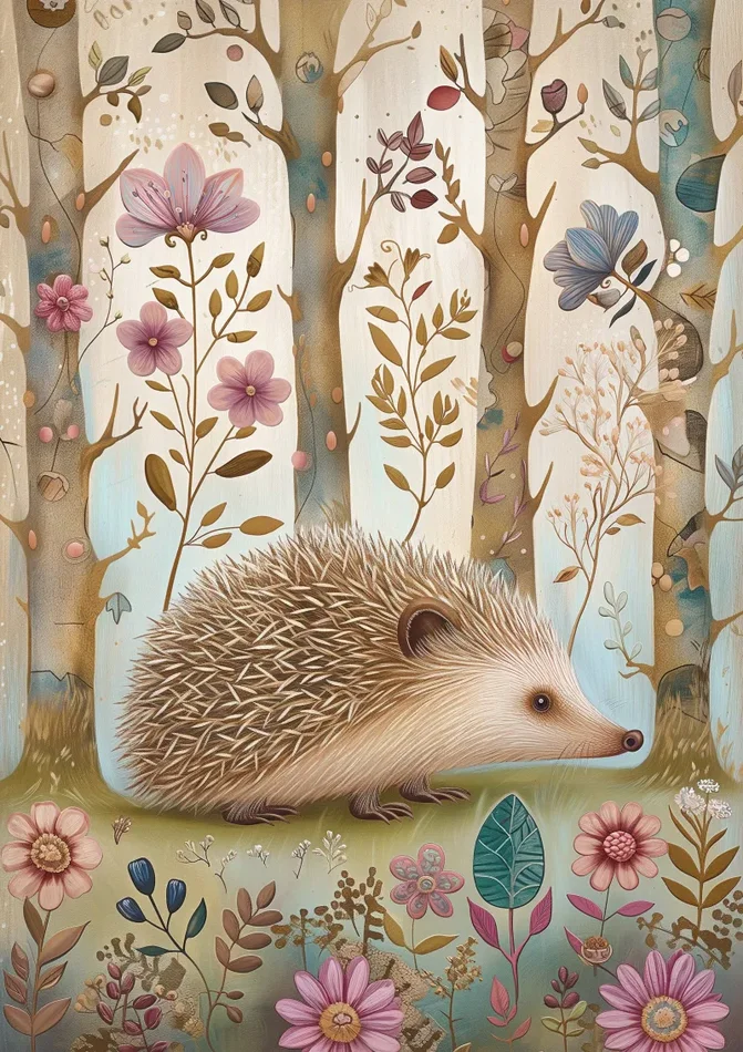 Woodland Spring Animals: Igel Online bestellen