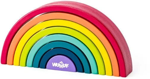 Woody Woody Balancespiel Regenbogenblöcke91993