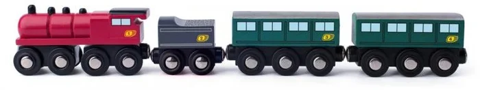 Woody Woody Locomotief met 3 wagons 91899