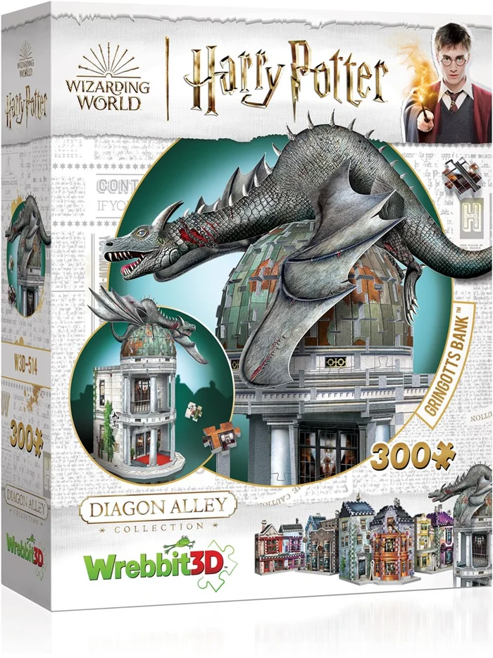 Wrebbit 3D Puzzle – Harry Potter Gringotts Bank (300)