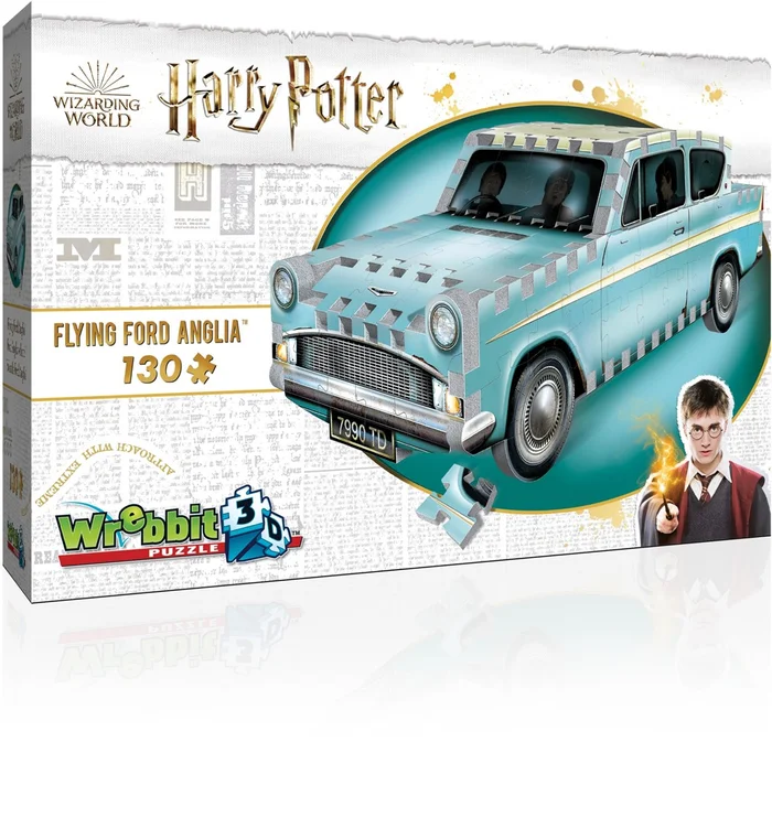 Wrebbit Wrebbit 3D-Puzzle – Harry Potter fliegt Ford Anglia (130)