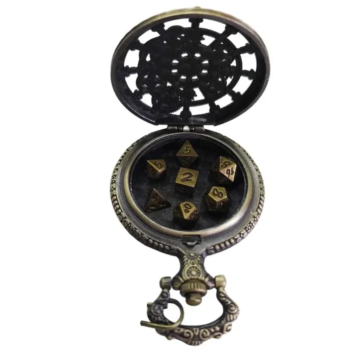Würfelset: Metall Amulet – Gear (7) Erschwinglicher