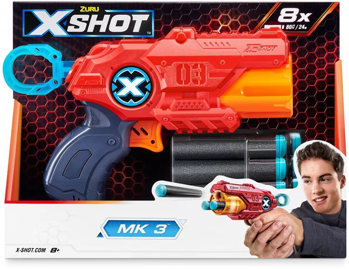 X-Shot Dart Pistool met 8 Pijlen